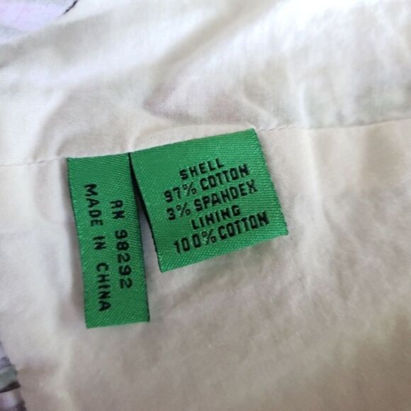 Tibi Circle Skirt Wide Waistband Teardrop Print Purple Green Women 2 - Picture 8 of 8